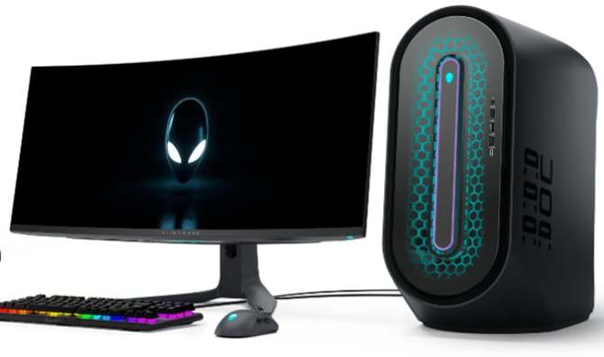 Alienware AW3423DWF i Aurora R15 - zakrzywiony monitor QD-OLED i futurystyczny desktop dla najbardziej wymagających [1]