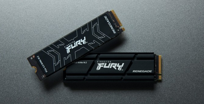 Kingston FURY Renegade - nośnik SSD M.2 PCIe 4.0 NVMe o pojemności do 4 TB z ulepszonym radiatorem [1]