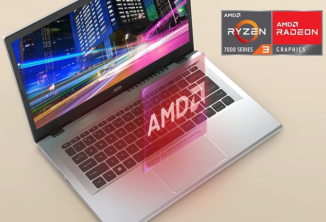 Acer Aspire 3 to pierwszy laptop z procesorami AMD APU Mendocino w postaci Ryzen 3 7320U oraz Ryzen 5 7520U [1]