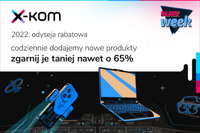 Tańsze procesory, karty graficzne, monitory, pamięci RAM i dyski SSD. Rusza promocja Black Week w sklepach x-kom [nc1]