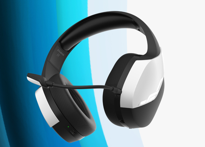 Zalman ZM-HPS700W - schludne wizualnie, bezprzewodowe i wieloplatformowe słuchawki w cenie ok. 300 zł [1]
