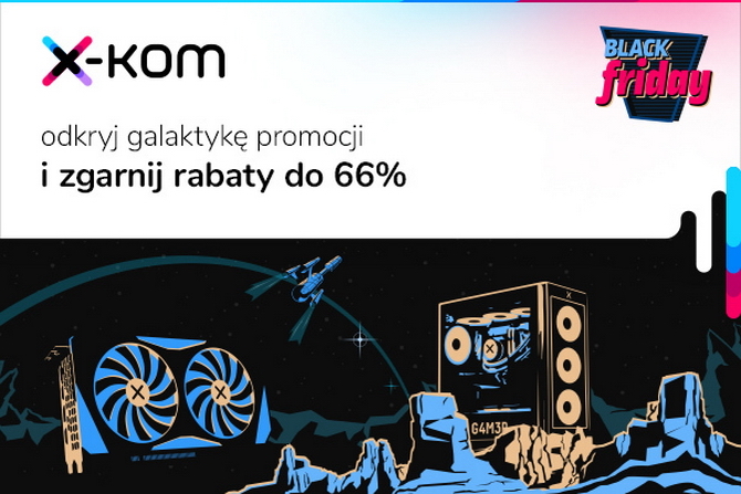 Black Friday w x-kom! Promocje na karty graficzne, laptopy, telewizory