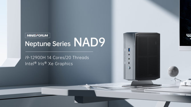 Minisforum Neptune NAD9 MiniPC - zestaw komputerowy z procesorem Intel Core i9-12900H i układem Iris Xe Graphics [1]