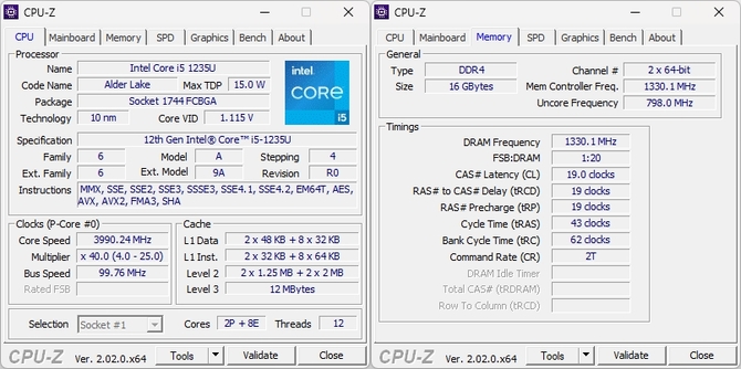 Intel Core i5-1235U z pamięcią RAM Single Channel oraz Dual Channel - testujemy na przykładzie Lenovo IdeaPad 3 [2]