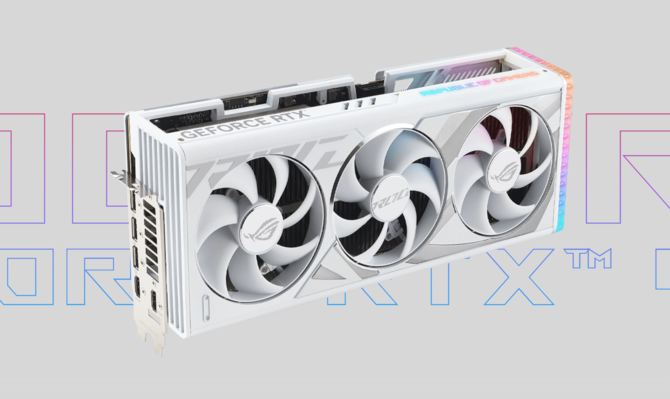 ASUS ROG Strix GeForce RTX 4090 i RTX 4080 White - śnieżnobiałe karty graficzne oparte na architekturze Ada Lovelace [1]