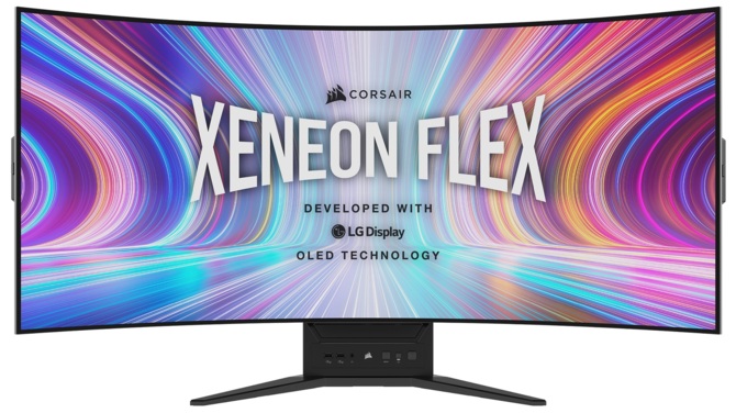 Corsair XENEON FLEX 45 - monitor OLED z płynną regulacją zakrzywienia dostępny już w przedsprzedaży [1]