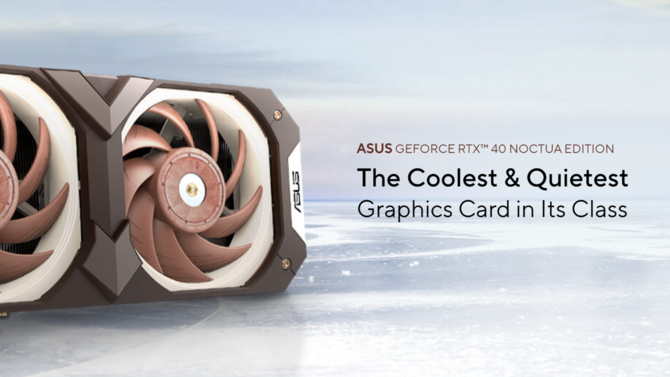 ASUS GeForce RTX 40 Noctua Edition - firmy zaprezentują nowe karty graficzne Ada Lovelace podczas CES 2023 [1]