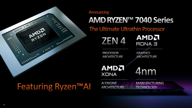 AMD APU Phoenix and Dragon Range - presentation of the new generation of Ryzen processors for laptops - Zen 4 and up to RDNA 3 on board [7]