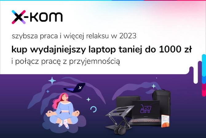 Niższe ceny na laptopy ACER, Dell, ASUS, Lenovo i inne. Taniej także drukarki, monitory i routery. Noworoczne promocje x-kom [nc1]