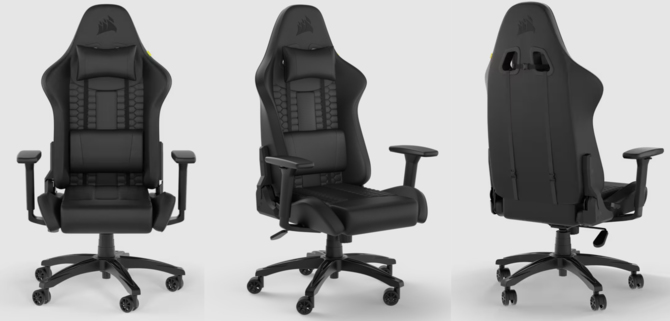 Corsair TC100 Relaxed - a chair for players who require a wider seat, classic design and fabric upholstery [2]