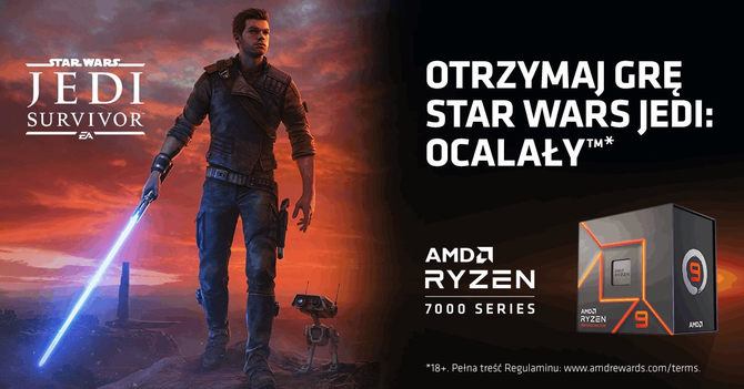 AMD Ryzen 7000 - producent rusza z akcją promocyjną, przy zakupie otrzymacie grę Star Wars Jedi: Survivor [2]