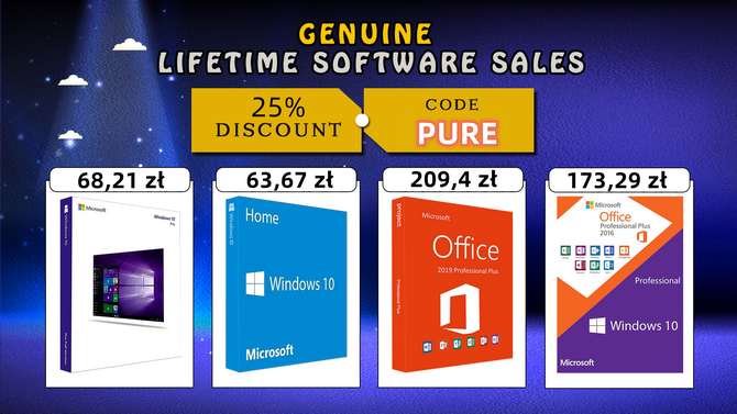 Wielka styczniowa wyprzedaż na licencje Microsoft Windows i Microsoft Office w bardzo niskich cenach [1]