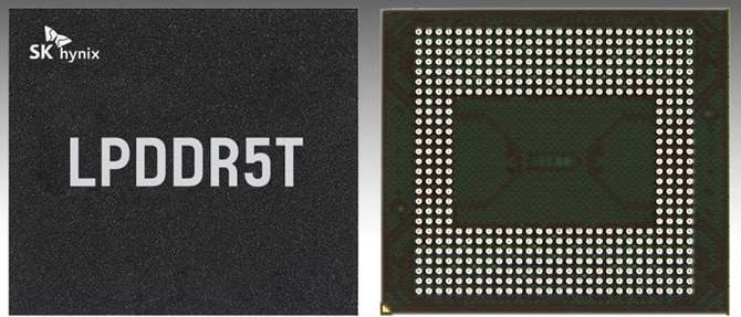SK hynix prezentuje pamięci LPDDR5T, najszybsze obecnie mobilne pamięci DRAM oznaczone dopiskiem Turbo [3]