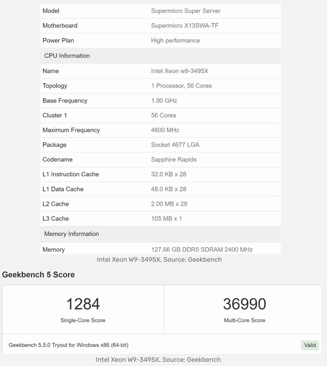 Intel Xeon W9-3495X szybki jak AMD Threadripper PRO 5995WX? Znamy datę premiery i specyfikacje nowych procesorów [2]