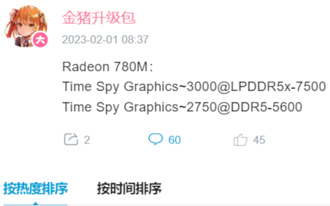 AMD Radeon 780M - upcoming graphics chip almost as good as NVIDIA GeForce RTX 2050 [3]