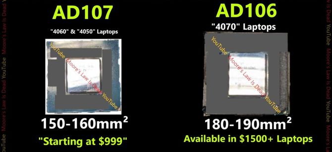 NVIDIA AD106 i AD107 - procesory graficzne dla kolejnych modeli GeForce RTX 4000 uchwycone na pierwszych zdjęciach [2]