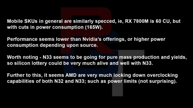 AMD Radeon RX 7800 XT, Radeon RX 7800M, Radeon RX 7700 XT oraz Radeon RX 7600 XT - informacje o specyfikacji kart graficznych [4]