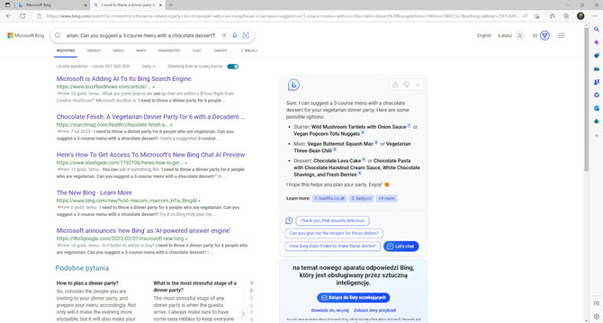 Microsoft ujawnia nowe funkcje wyszukiwarki Bing oraz przeglądarki Edge. Dojdzie do integracji z elementami ChatGPT  [2]