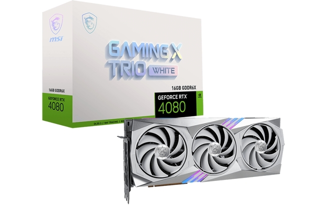 MSI GeForce RTX 4080 i RTX 4070 Ti GAMING X TRIO WHITE. Tajwańczycy prezentują wydajne karty graficzne w białym kolorze [1]