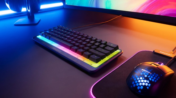 Roccat Magma Mini - 60-procentowa klawiatura membranowa z IP33 oraz niecodziennym podświetleniem RGB [1]