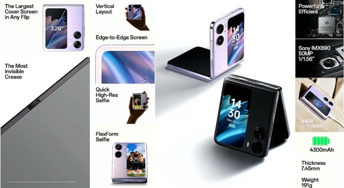Oppo Find N2 Flip - globalna premiera składanego smartfona, który oferuje większą baterię i zewnętrzny ekran, niż jakikolwiek Flip [8]