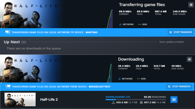 Steam wprowadza funkcję transferu gier w sieci lokalnej. Opisujemy jak działa nowa funkcjonalność beta i jakie są jej wymagania. [2]