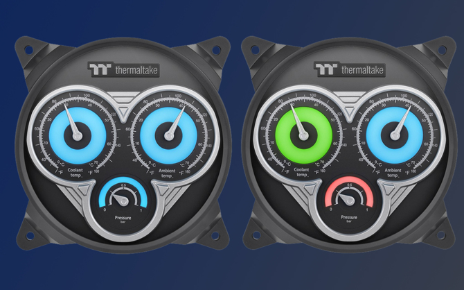 Thermaltake Pacific TF3 Liquid Cooling System Dashboard - gadżeciarski panel informacyjny dla chłodzeń wodnych [2]