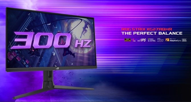 ASUS ROG Strix XG27AQMR - monitor dla graczy z ekranem Quad HD i odświeżaniem na poziomie 300 Hz [1]