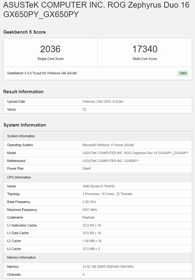 AMD Ryzen 9 7945HX został przetestowany - idzie łeb w łeb z 24-rdzeniowymi Intel Core i9-13900HX i Core i9-13980HX [3]