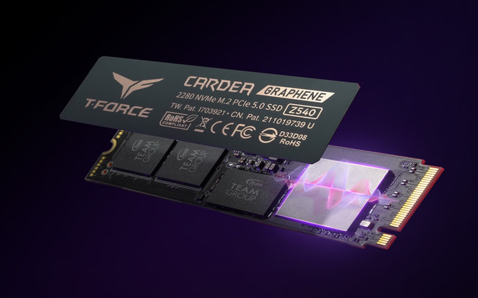T-FORCE CARDEA Z540 M.2 PCIe 5.0 SSD - TeamGroup wprowadza dysk z protokołem NVMe 2.0 i nowoczesnymi rozwiązaniami [1]