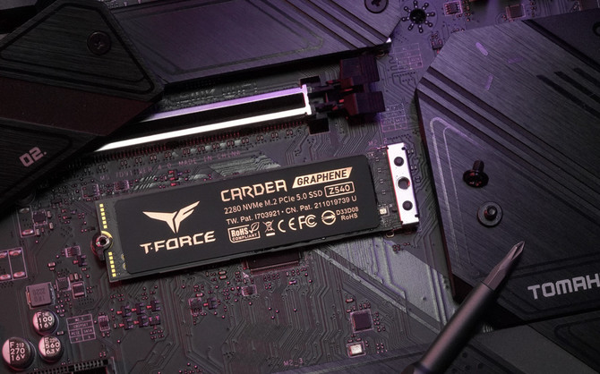 T-FORCE CARDEA Z540 M.2 PCIe 5.0 SSD - TeamGroup wprowadza dysk z protokołem NVMe 2.0 i nowoczesnymi rozwiązaniami [3]