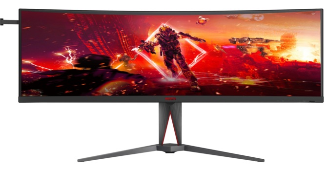 AOC Agon AG455UCX - 45-calowy monitor dla graczy z ekranem Dual Quad HD oraz ze 165 Hz częstotliwością odświeżania [2]