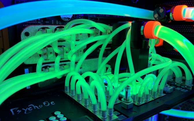Impressive water cooling design.  The cosmic appearance is combined with great performance [2]