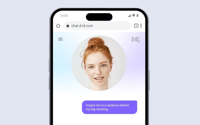 Coraz bardziej ludzka komunikacja z ChatGPT dzięki Chat D-ID. Możemy już porozmawiać z SI twarzą w twarz [1]