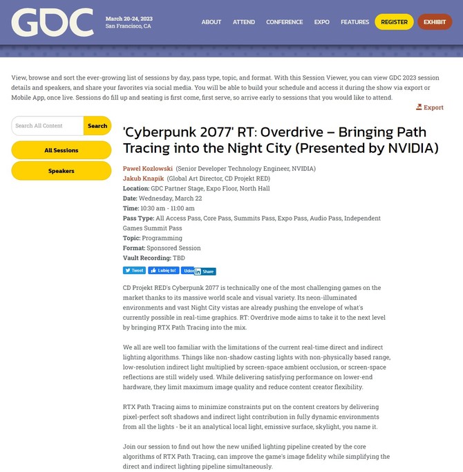 Cyberpunk 2077 otrzyma pełny Path Tracing na PC. NVIDIA oraz CD Projekt RED pokażą projekt na GDC 2023 [2]