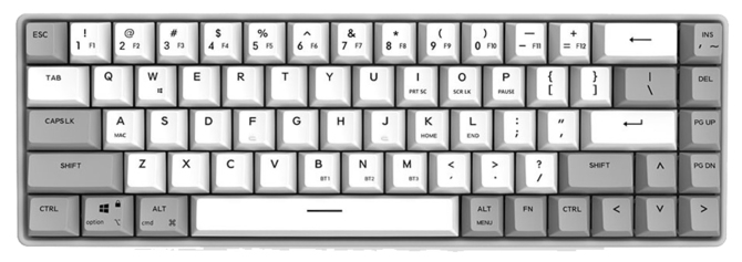 Zalman ZM-K610 - bezprzewodowa mechaniczna klawiatura typu 65% z rozwiązaniem Hot Swap i nasadkami PBT [2]