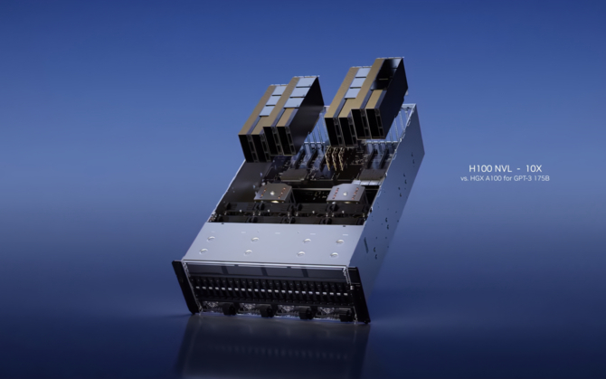 NVIDIA H100 NVL - akcelerator GPU oparty na architekturze Hopper i przygotowany z myślą o popularnym ChatGPT [2]