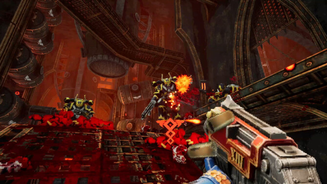 Warhammer 40K: Boltgun: una antigua masacre de las fuerzas del Caos.  Este shooter retro está ambientado en un mundo icónico. [2]