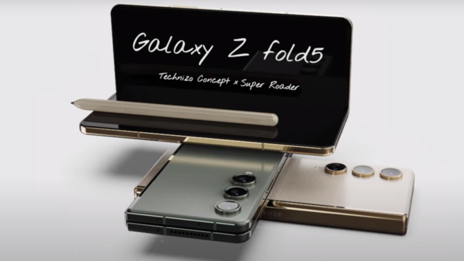 Samsung Galaxy Z Fold5 - wiemy, jak może wyglądać nowy składany smartfon z najwyższej półki [2]