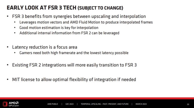 AMD FSR 3 z pierwszymi szczegółami - technika upscalingu wykorzysta interpolację klatek, podobnie jak NVIDIA DLSS 3 [5]