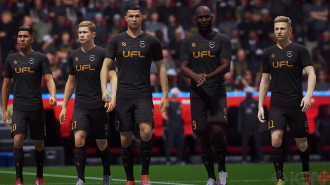 UFL - football competitor for the FIFA series is coming.  8-minute free-to-play gameplay footage [1]