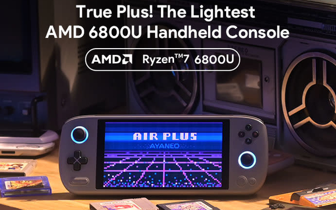 AYANEO AIR Plus - gamingowy handheld z AMD Ryzen 7 6800U w najmocniejszym wariancie już dostępny do kupienia [1]
