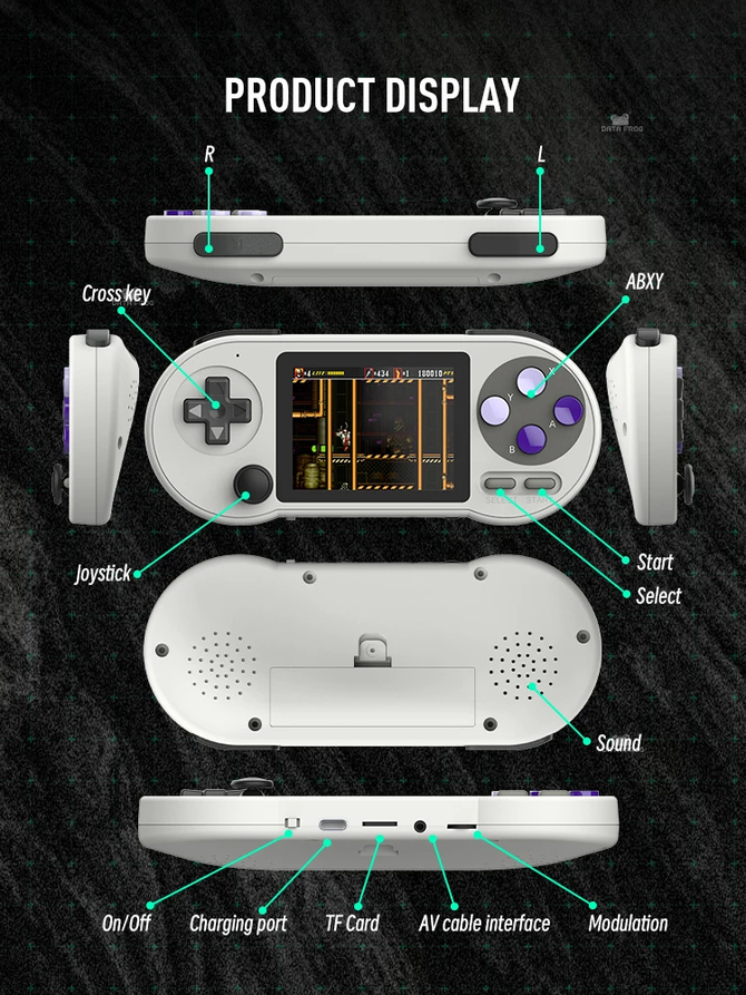 Data Frog SF2000 - bardzo tani gamingowy handheld, na którym uruchomimy gry z Gameboya Advance i innych retro konsol [3]