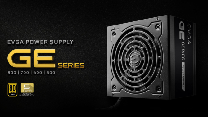 EVGA unveiled well-priced GE series power supplies focusing on minimalism, quiet operation and 80 PLUS Gold certification [1]