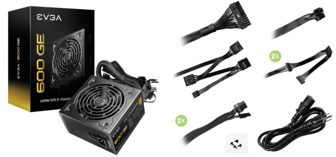 EVGA unveiled well-priced GE series power supplies focusing on minimalism, quiet operation and 80 PLUS Gold certification [4]