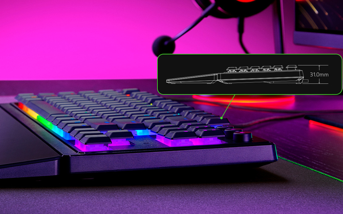 Razer Ornata V3 Tenkeyless - niskoprofilowa klawiatura mechaniczno-membranowa z Chroma RGB w przedsprzedaży [3]