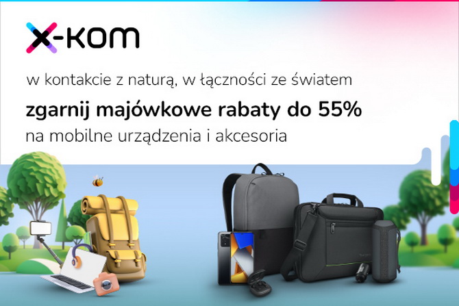 Niższe ceny na dyski SSD, pamięć RAM, konsole, telewizory, słuchawki i smartfony. Ruszyły majowe promocje w x-kom [nc1]