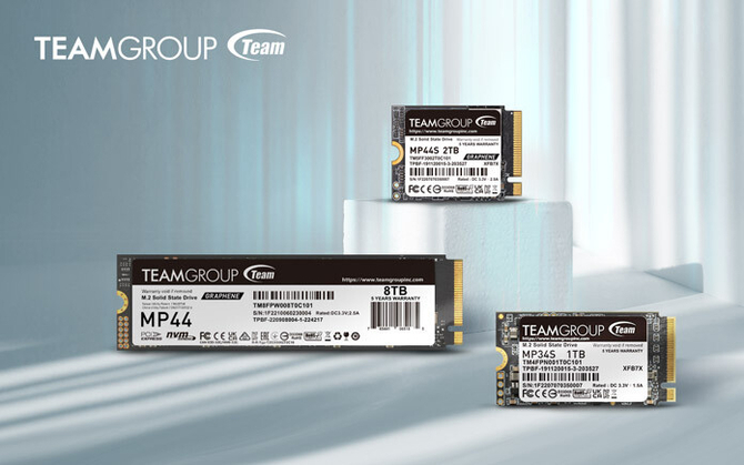 Team Group MP44, MP44S oraz MP34S - nowe dyski SSD M.2 PCIe 4.0 dostępne w różnych rozmiarach [1]