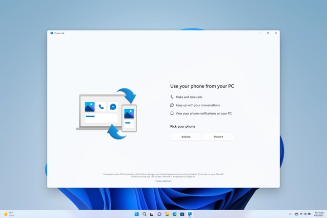 Windows 11 umożliwia teraz połączenie komputera z iPhone'ami. Nowa aplikacja Microsoftu do pobrania w App Store [2]