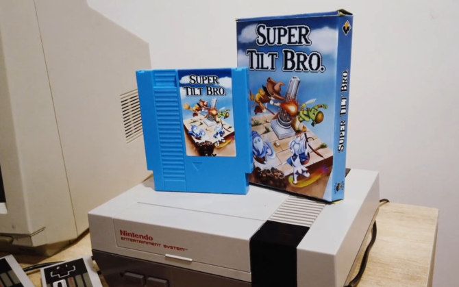 Super Tilt Bro. - gra w stylu Super Smash Bros. na konsole NES z kartridżem, który umożliwia grę online [1]